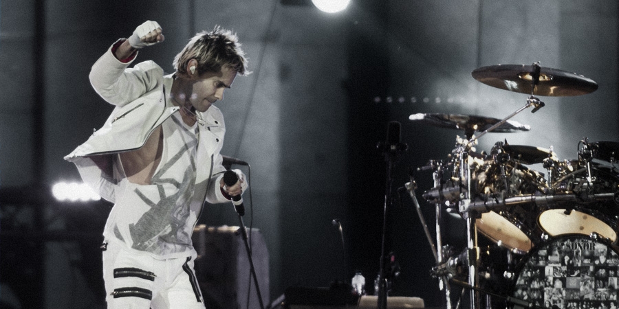 30 Seconds to Mars performs at the Godfrey Street Laneway